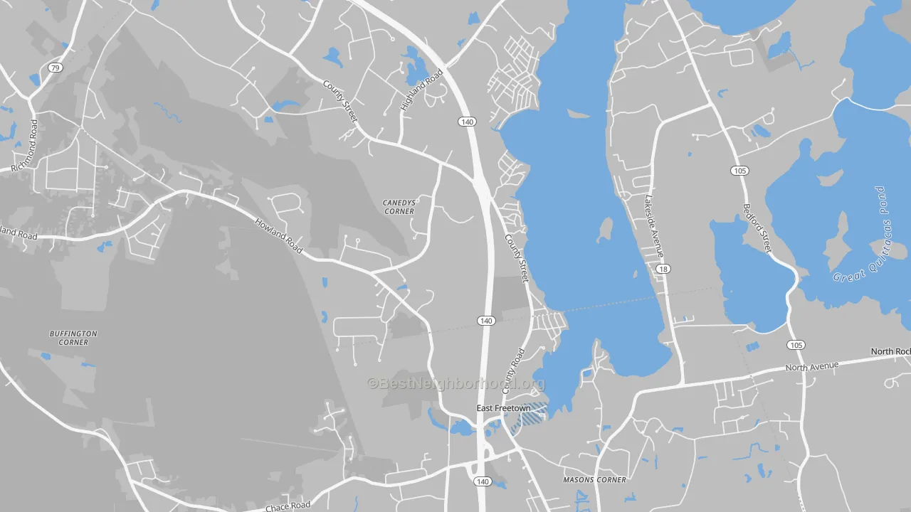 Transit Grade map of Heaven Heights, MA