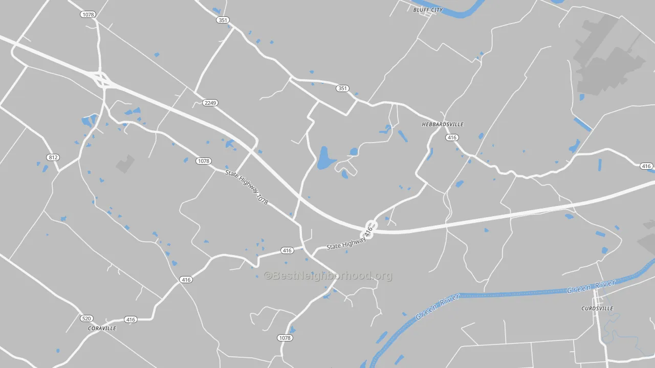 Transit Grade map of Hebbardsville, KY