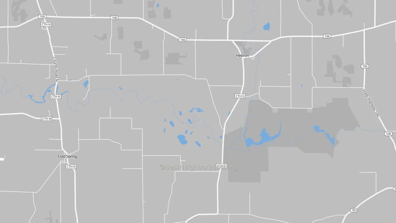 Transit Grade map of Hebron, WI