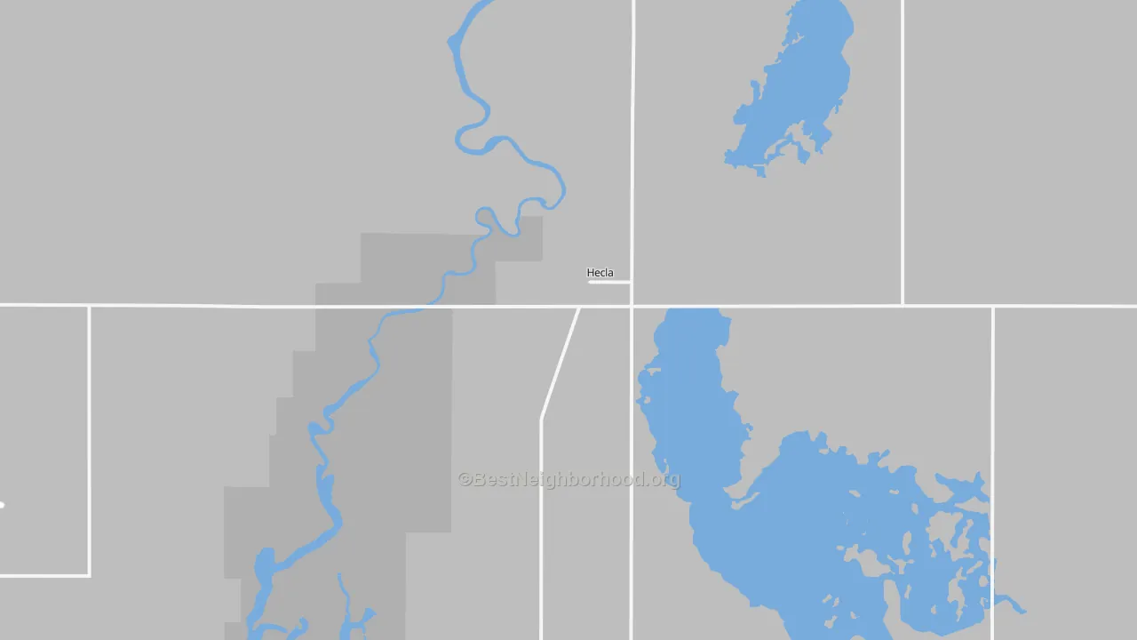 Transit Grade map of Hecla, SD