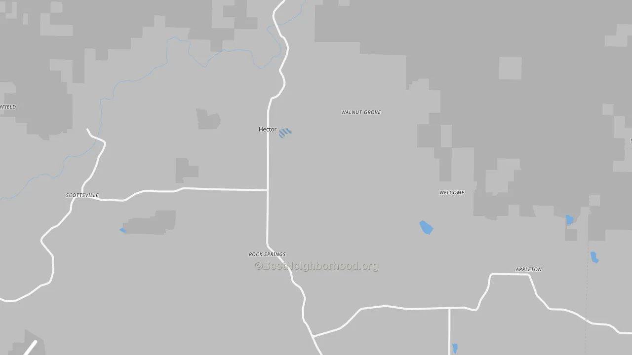 Transit Grade map of Hector, AR