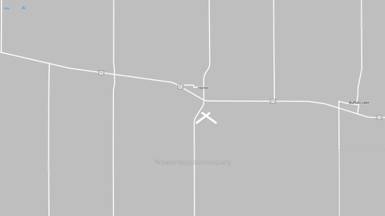 Transit Grade map of Hector, MN