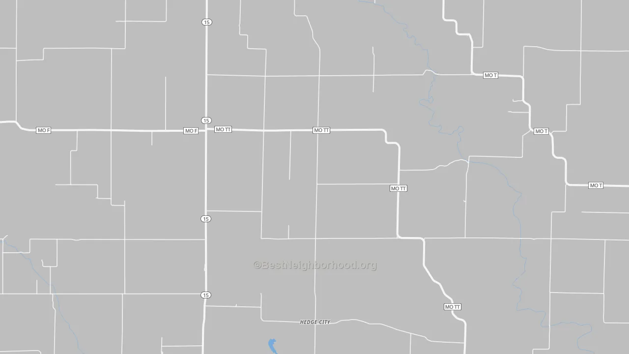 Transit Grade map of Hedge City, MO