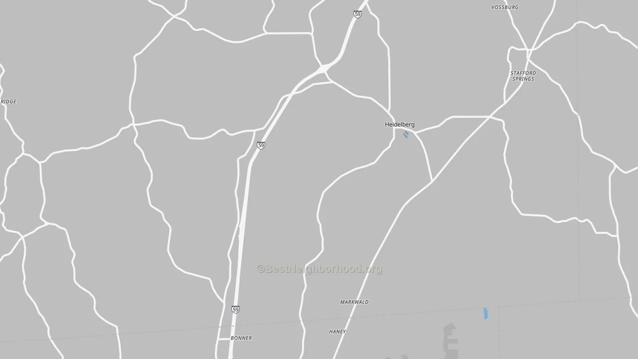 Transit Grade map of Heidelberg, MS