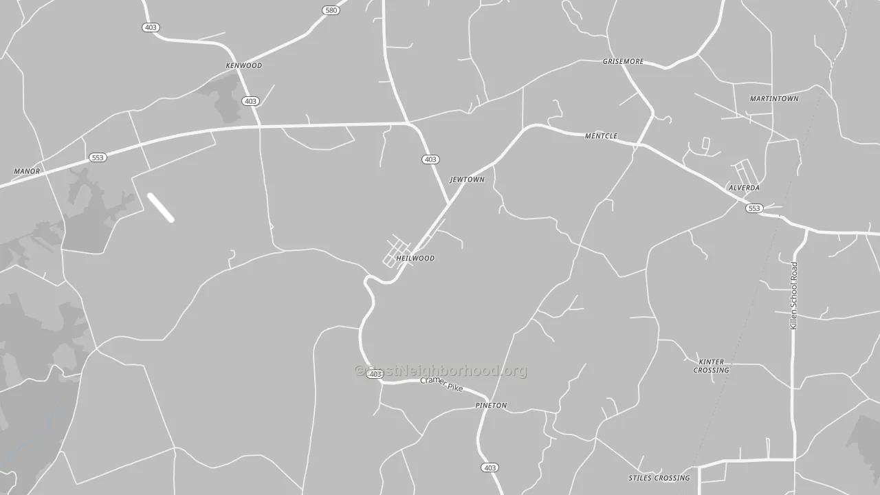 Transit Grade map of Heilwood, PA