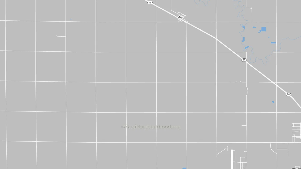 Transit Grade map of Heizer, KS