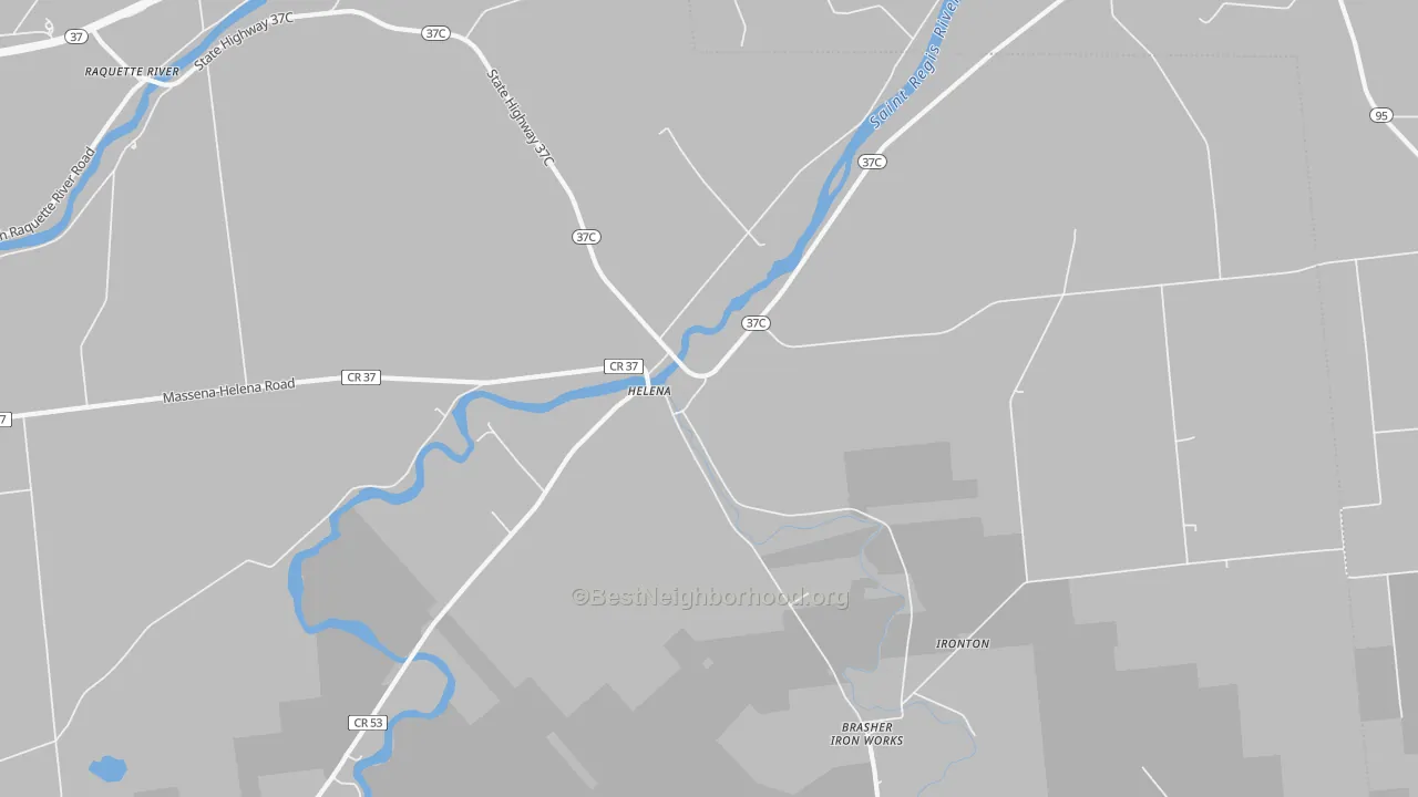 Transit Grade map of Helena, NY