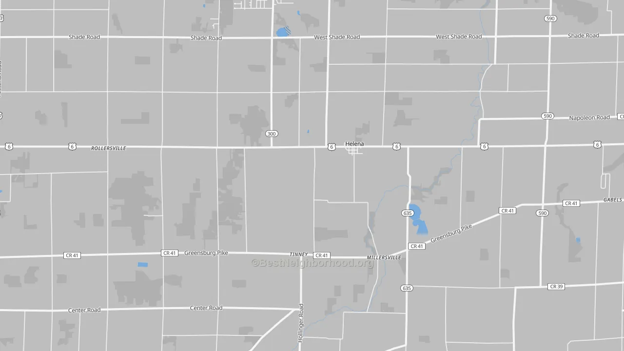 Transit Grade map of Helena, OH