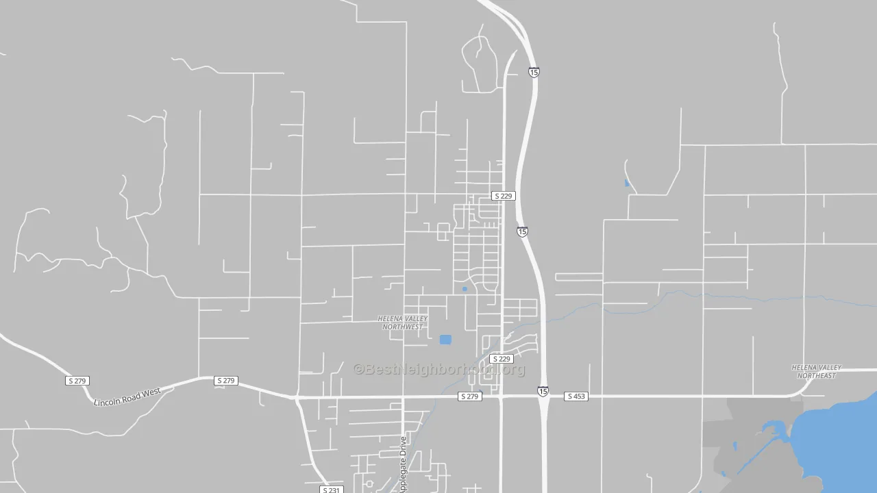 Transit Grade map of Helena Valley Northwest, MT