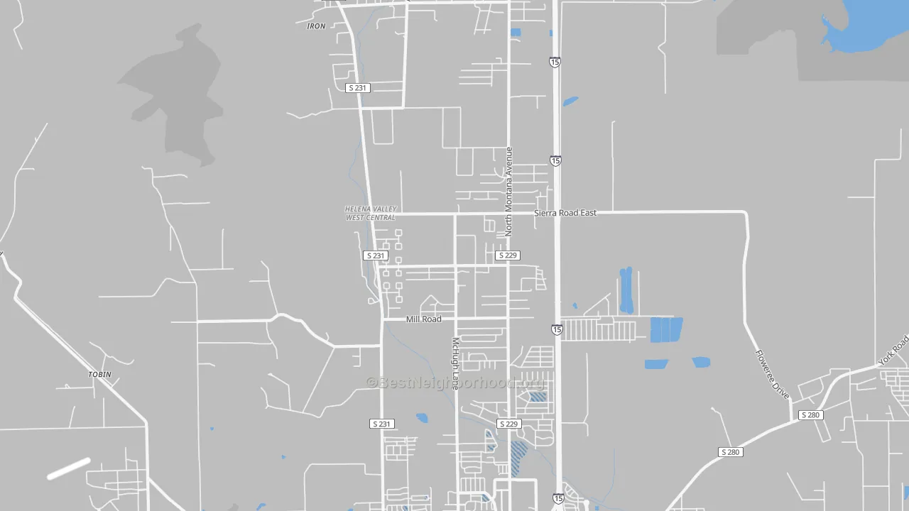 Transit Grade map of Helena Valley West Central, MT