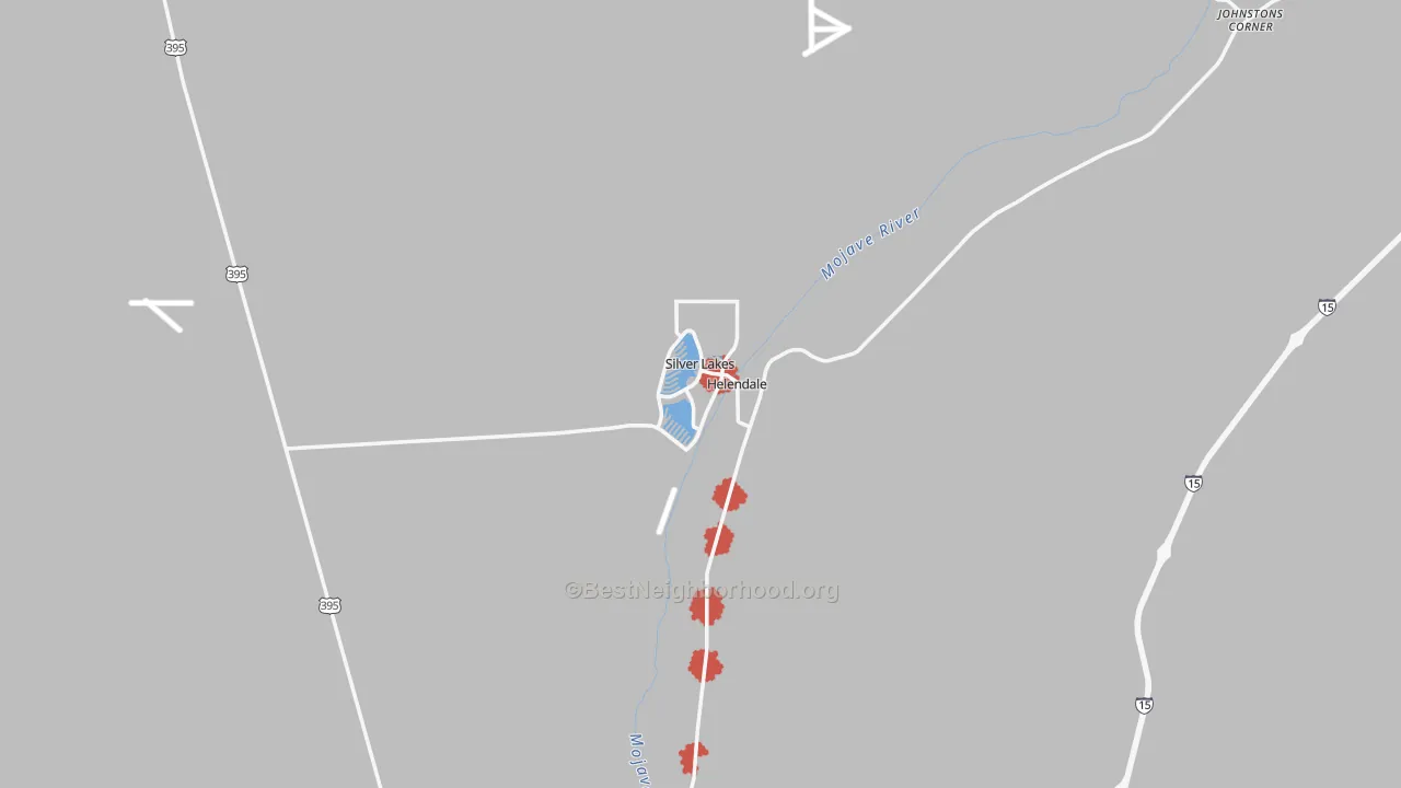 Transit Grade map of Helendale, CA