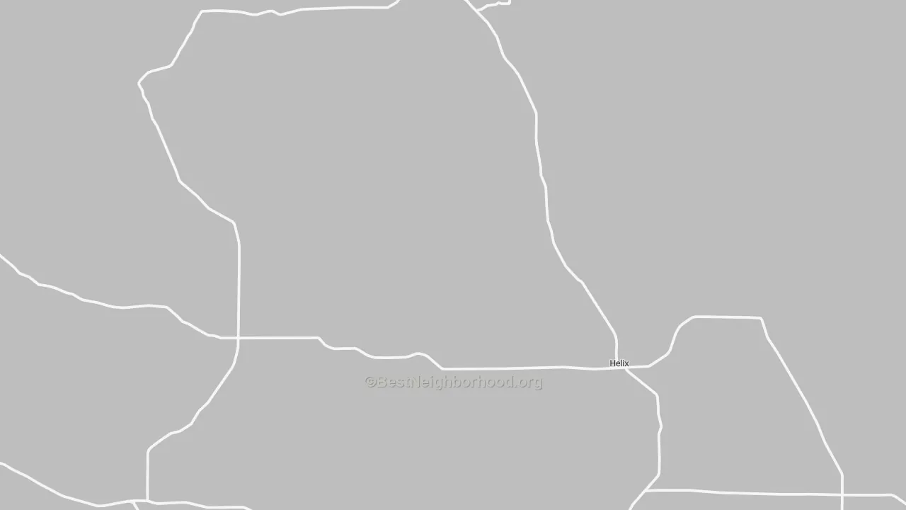 Transit Grade map of Helix, OR