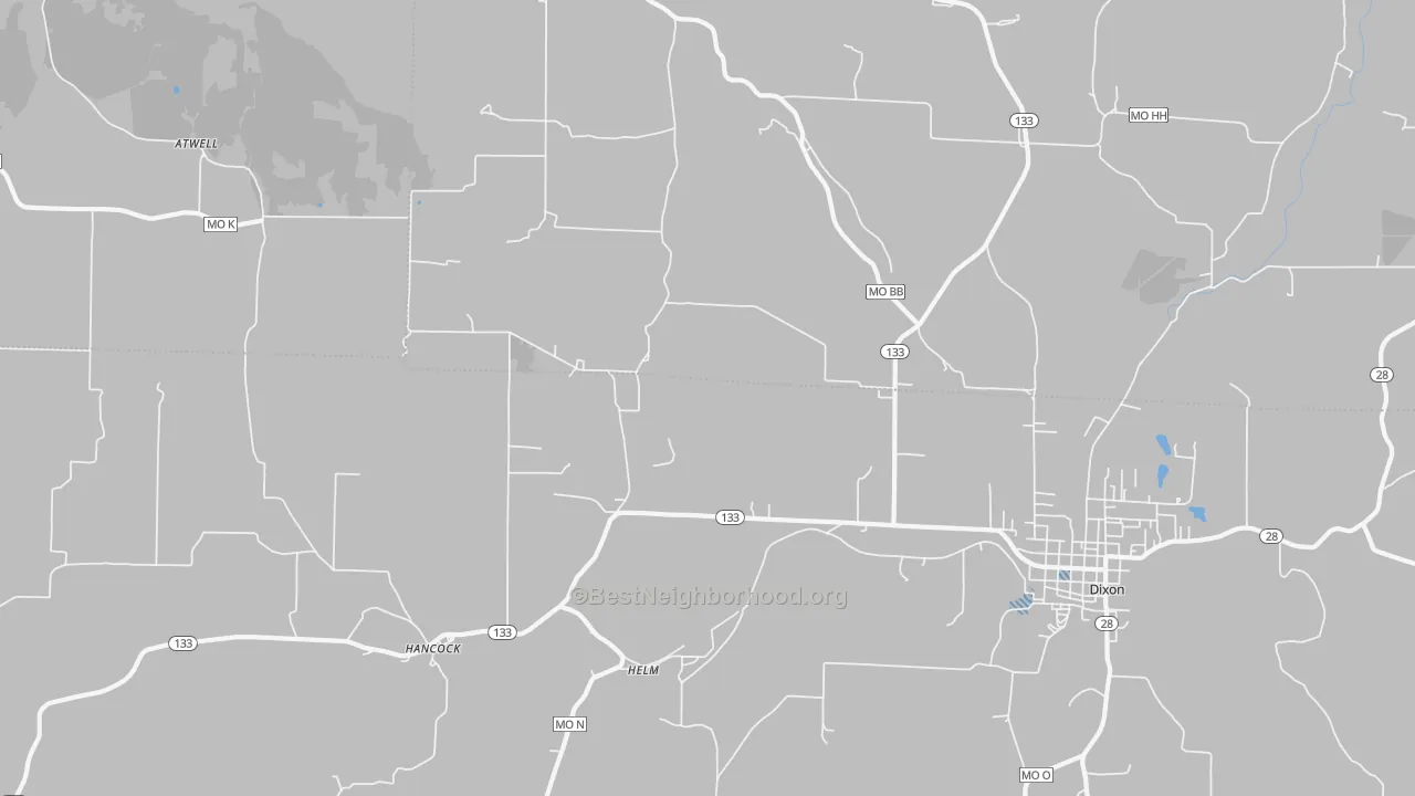 Transit Grade map of Helm, MO
