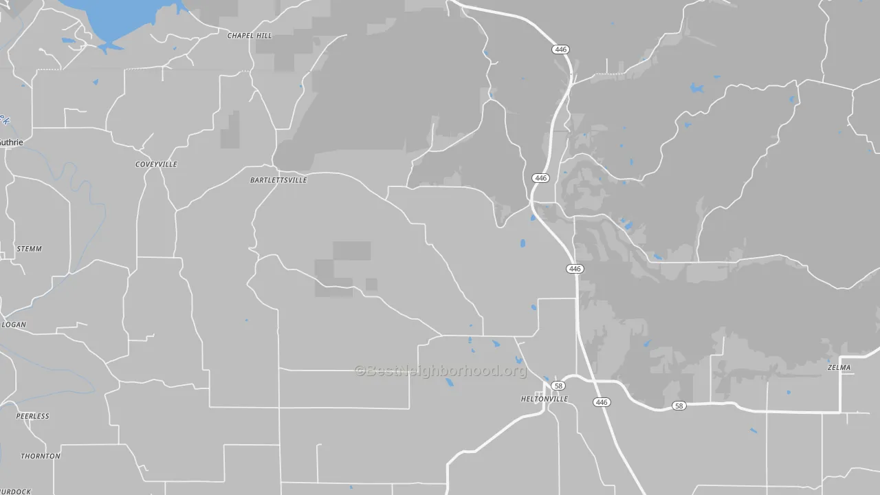 Transit Grade map of Heltonville, IN