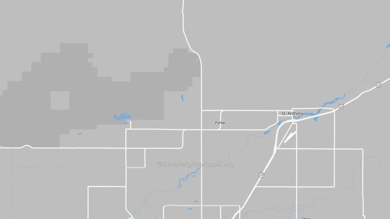 Transit Grade map of Heman, ID