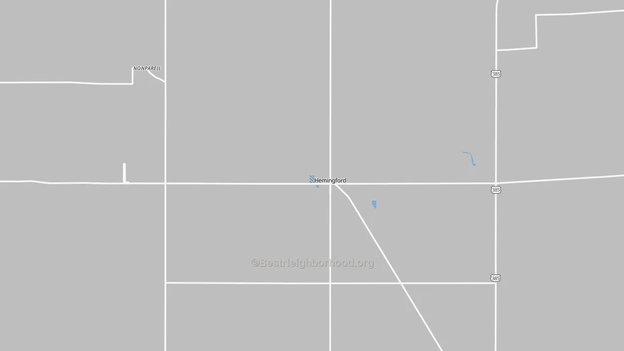 Transit Grade map of Hemingford, NE