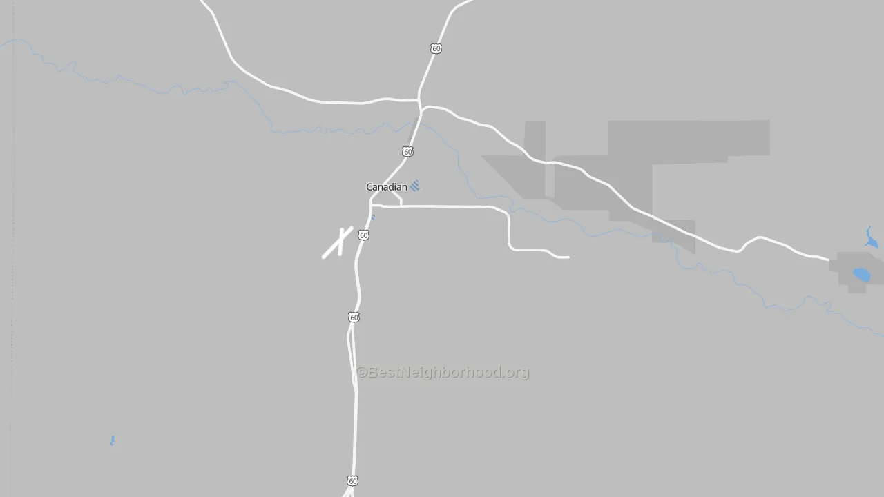 Transit Grade map of Hemphill County, TX