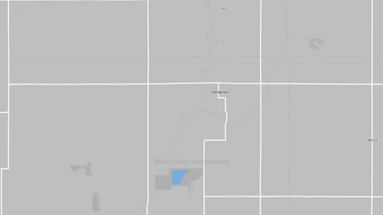 Transit Grade map of Henderson, IA