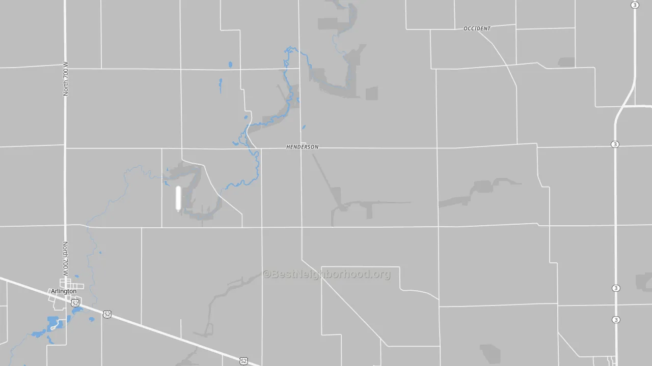 Transit Grade map of Henderson, IN