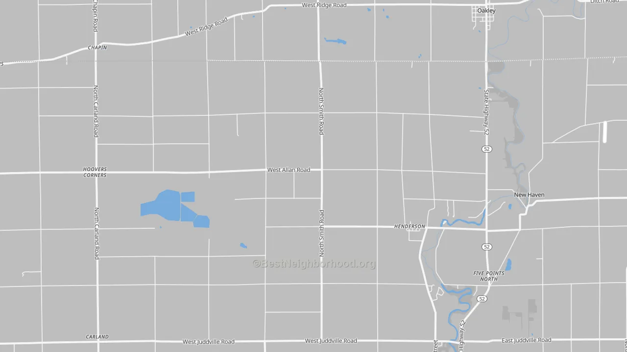 Transit Grade map of Henderson, MI