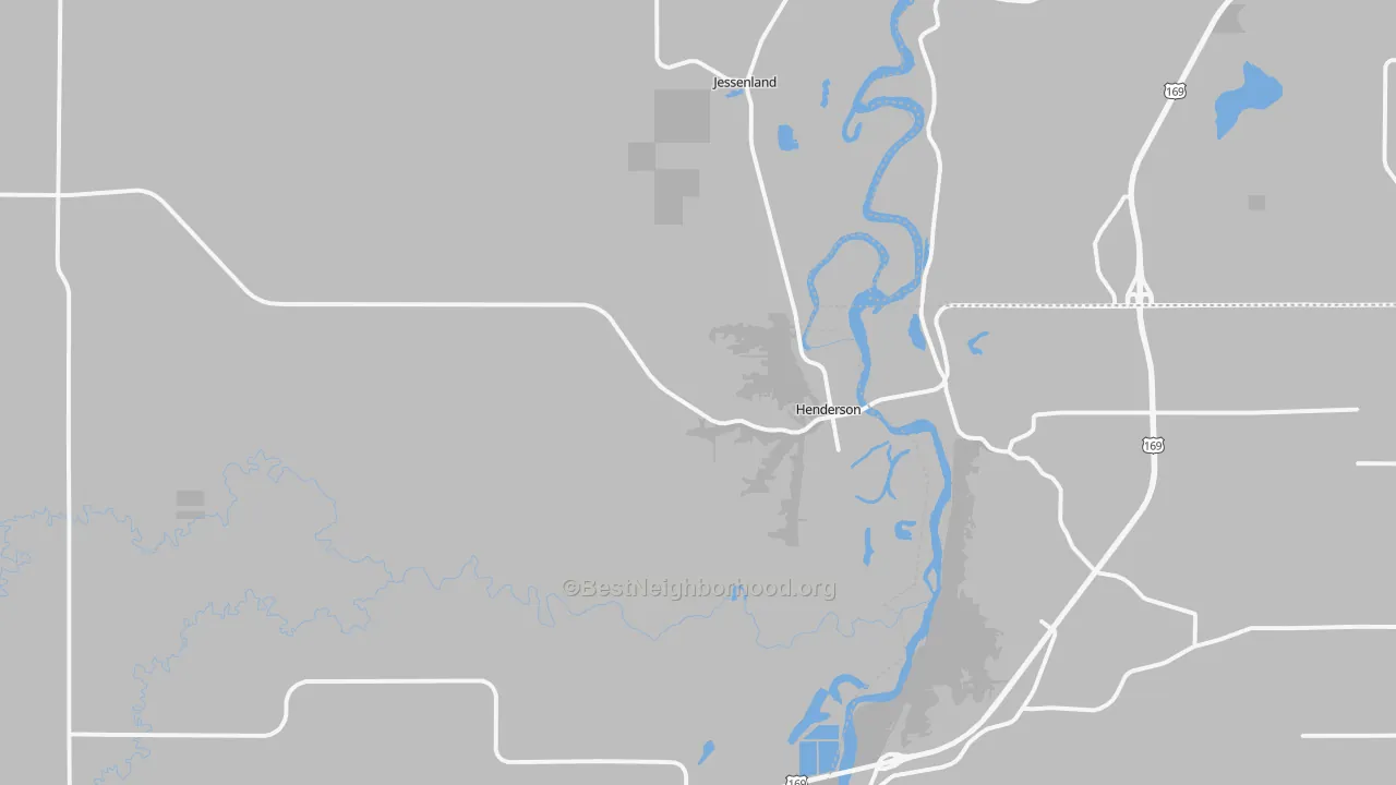 Transit Grade map of Henderson, MN