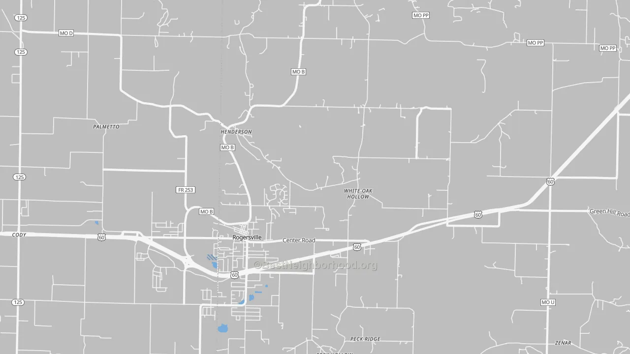 Transit Grade map of Henderson, MO