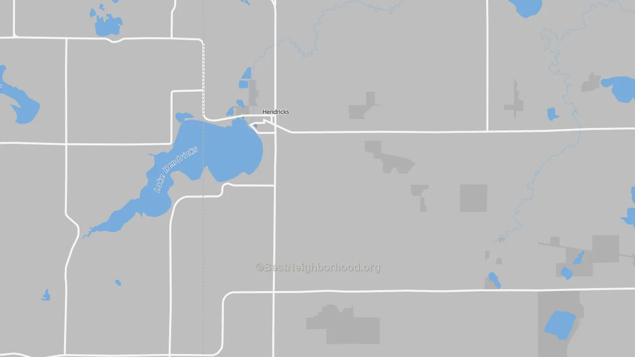Transit Grade map of Hendricks, MN