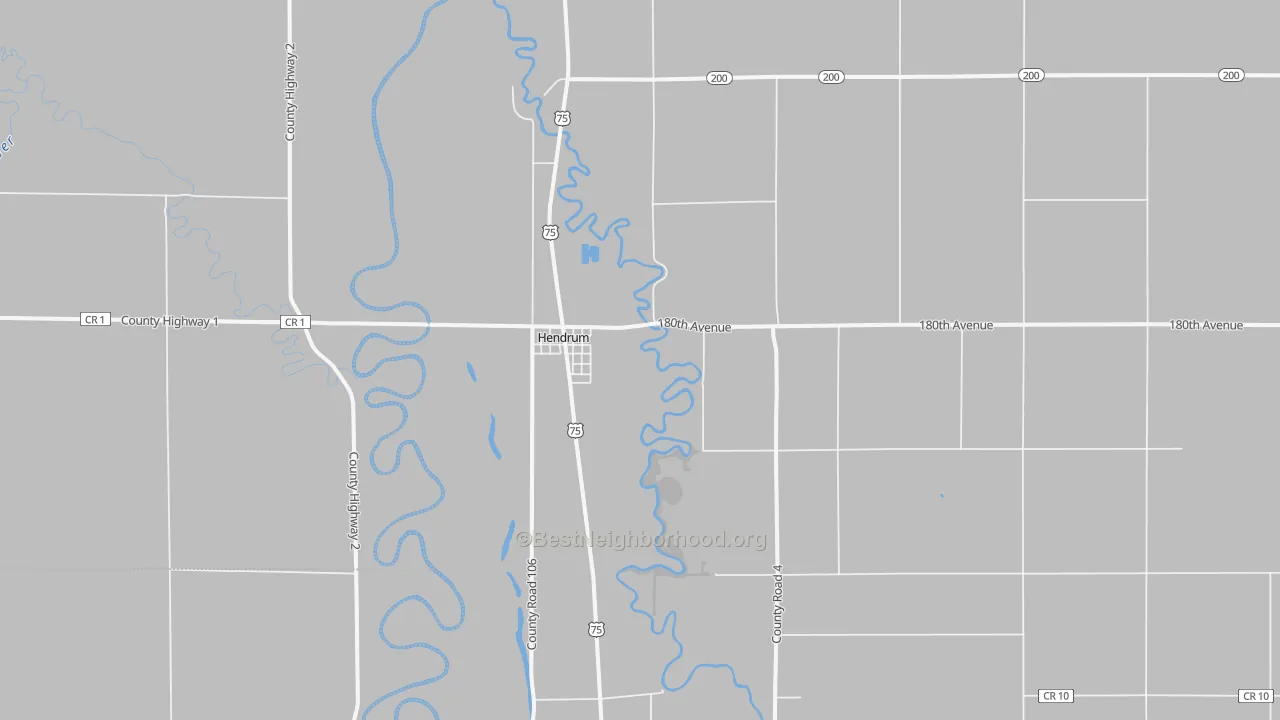 Transit Grade map of Hendrum, MN