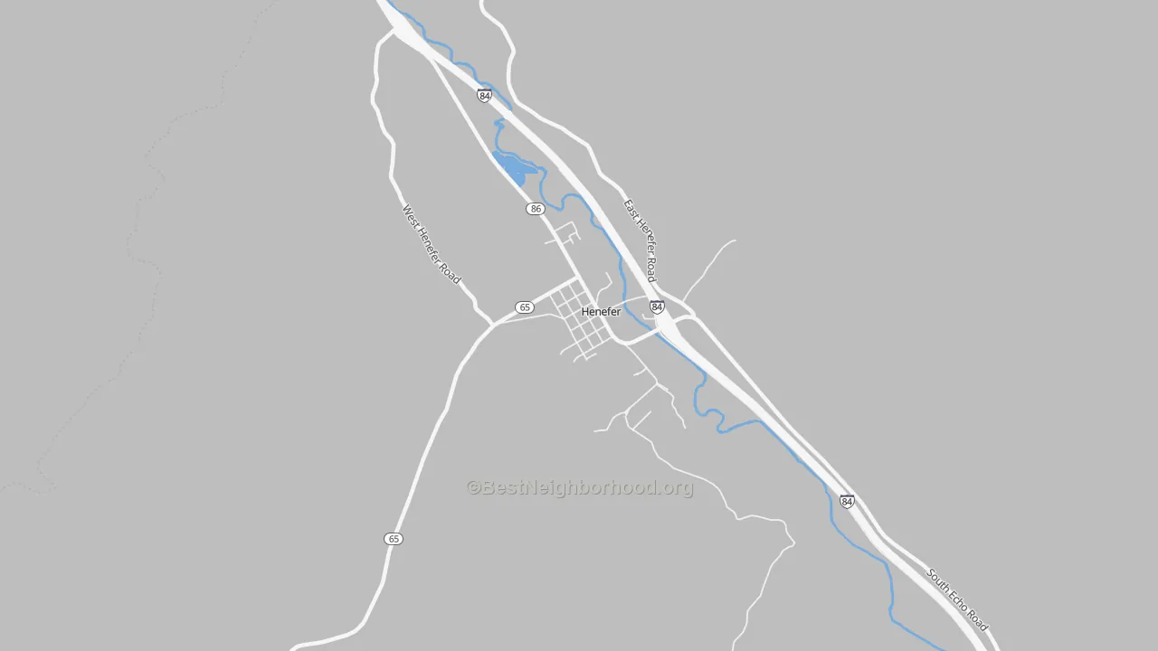 Transit Grade map of Henefer, UT