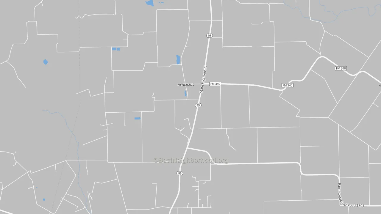 Transit Grade map of Henkhaus, TX