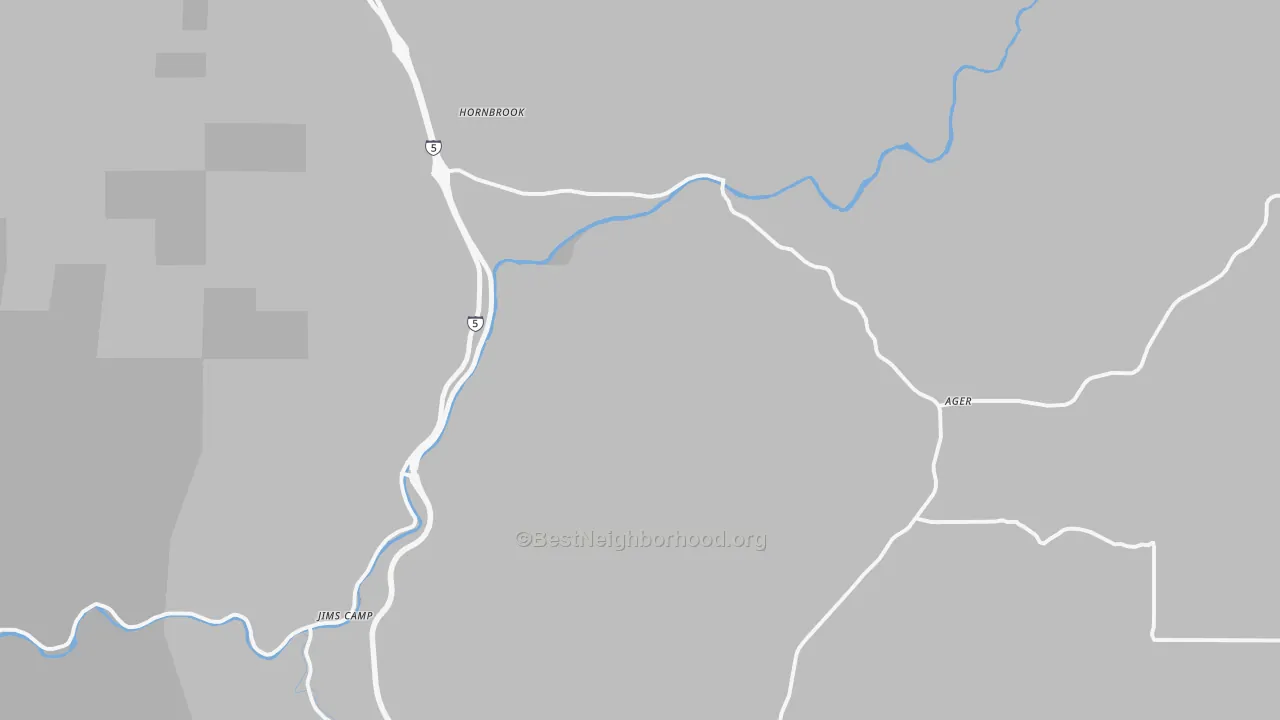 Transit Grade map of Henley, CA