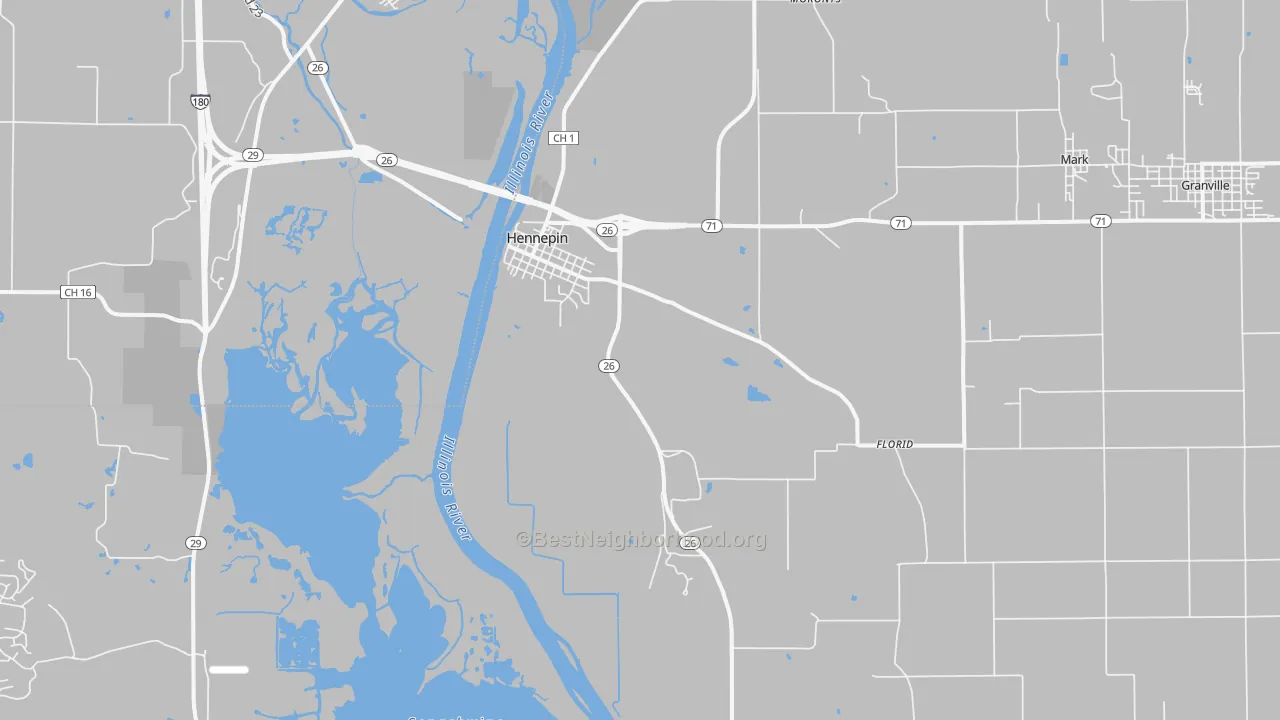 Transit Grade map of Hennepin, IL