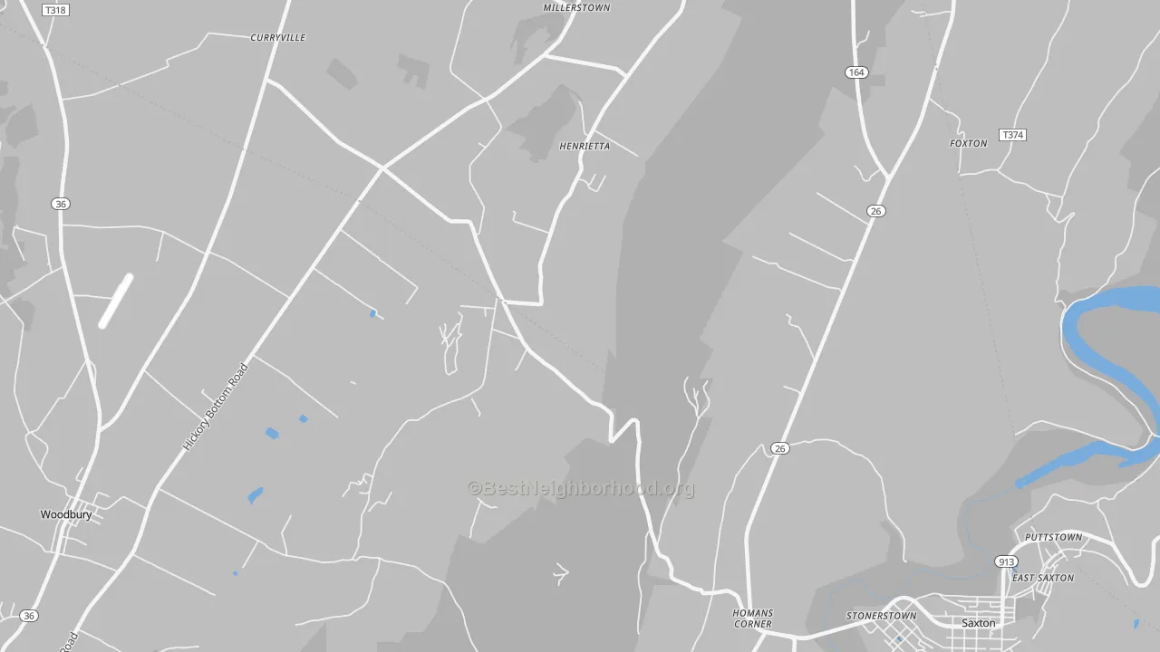 Transit Grade map of Henrietta, PA