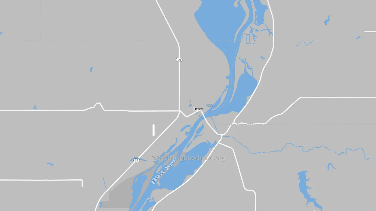 Transit Grade map of Henry, IL