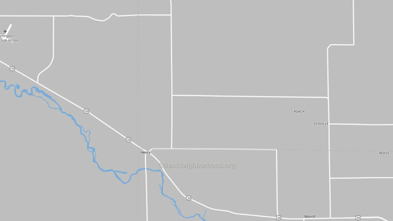 Transit Grade map of Henry, NE