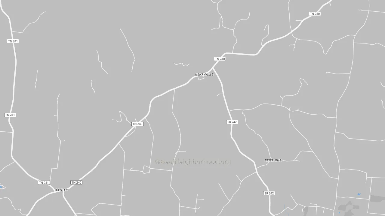 Transit Grade map of Henryville, TN