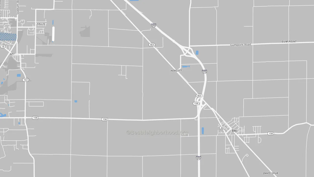 Transit Grade map of Hergett, AR