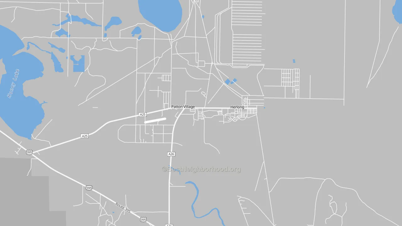 Transit Grade map of Herlong, CA