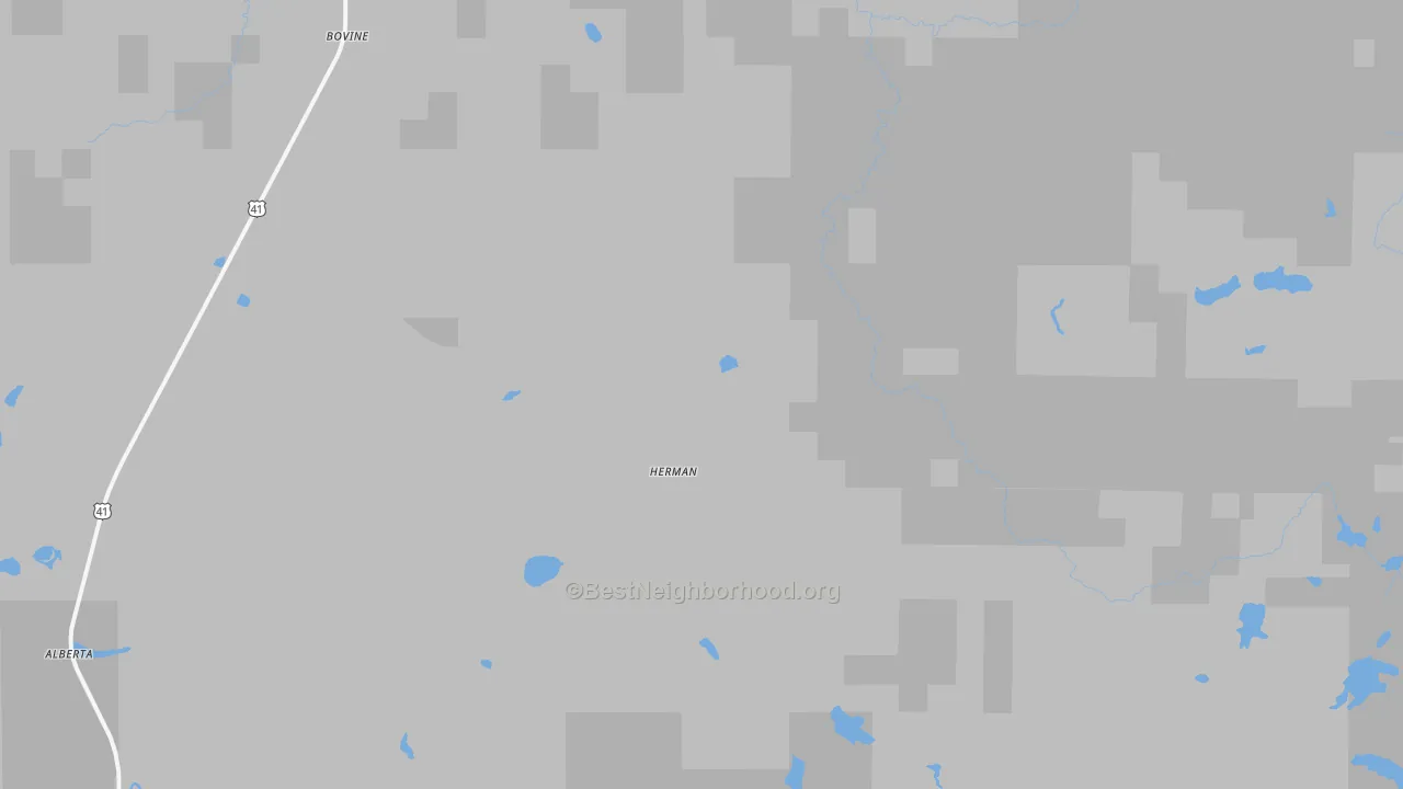 Transit Grade map of Herman, MI