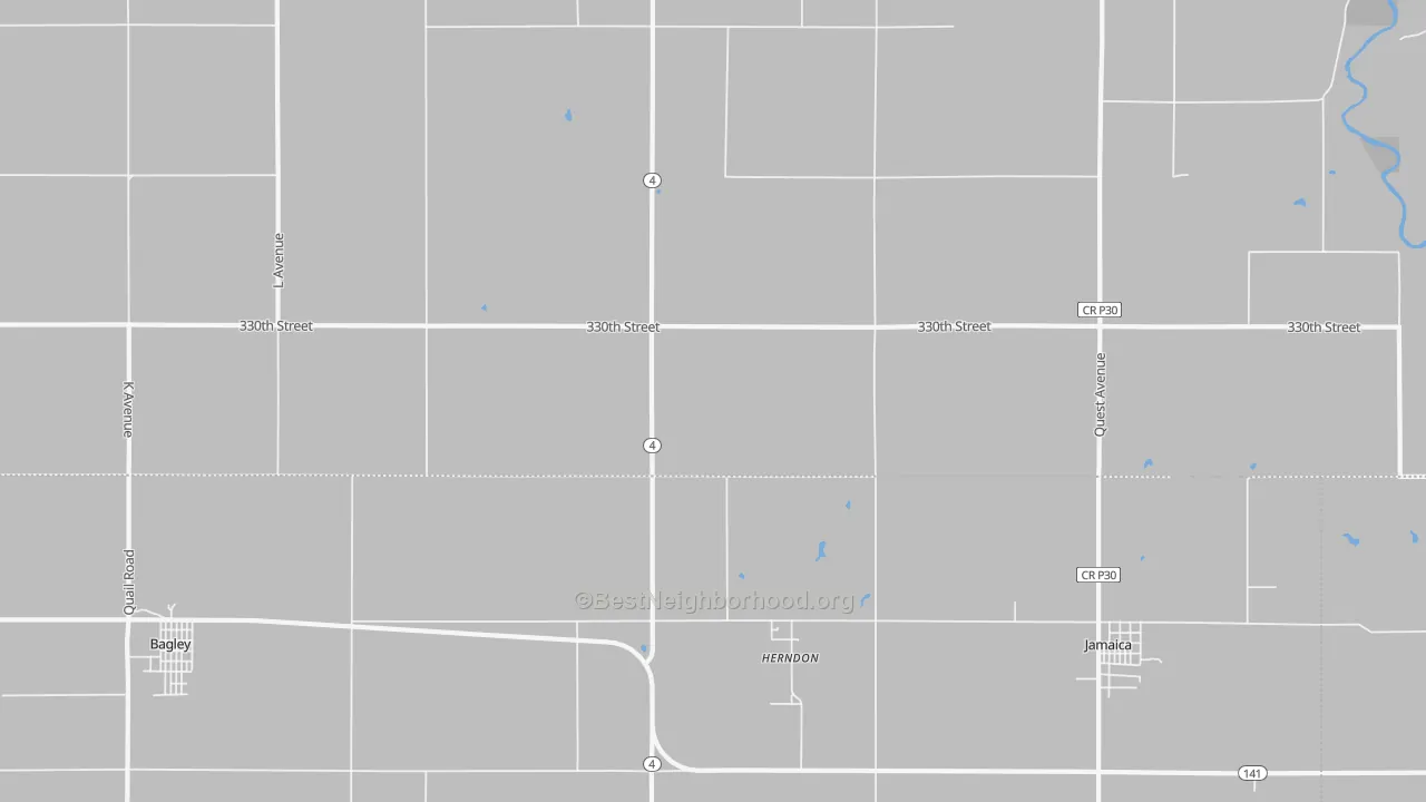 Transit Grade map of Herndon, IA