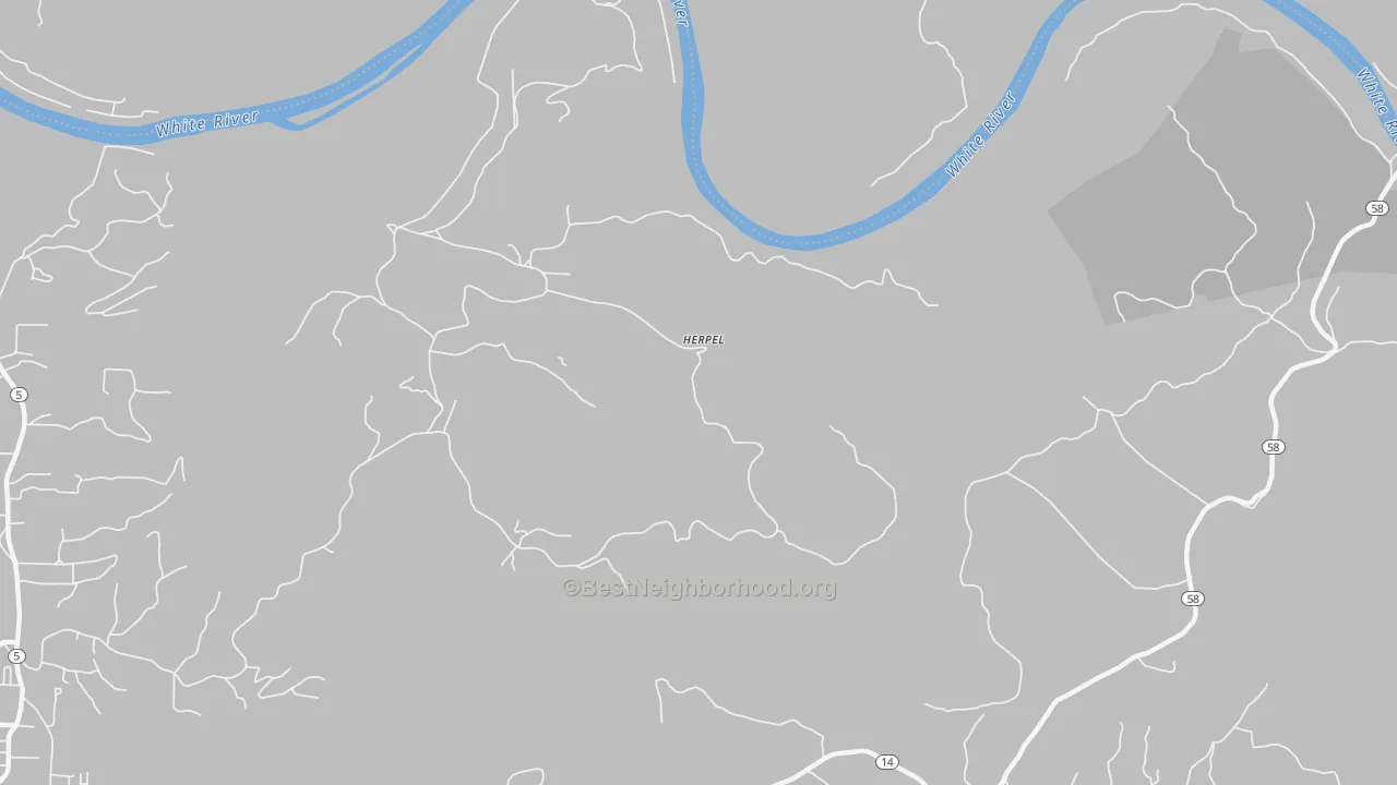 Transit Grade map of Herpel, AR