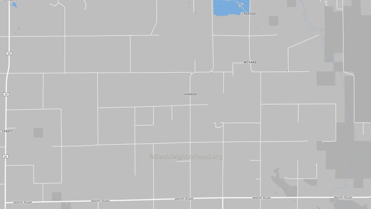 Transit Grade map of Herron, MI