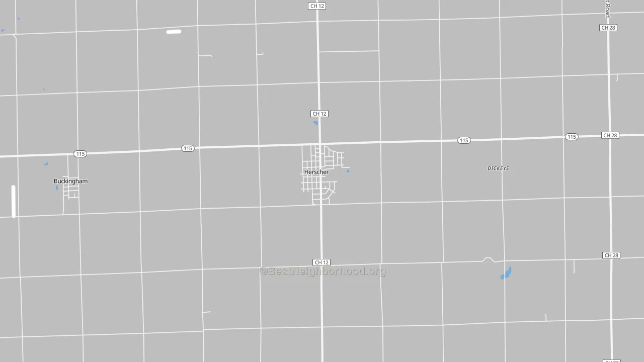 Transit Grade map of Herscher, IL
