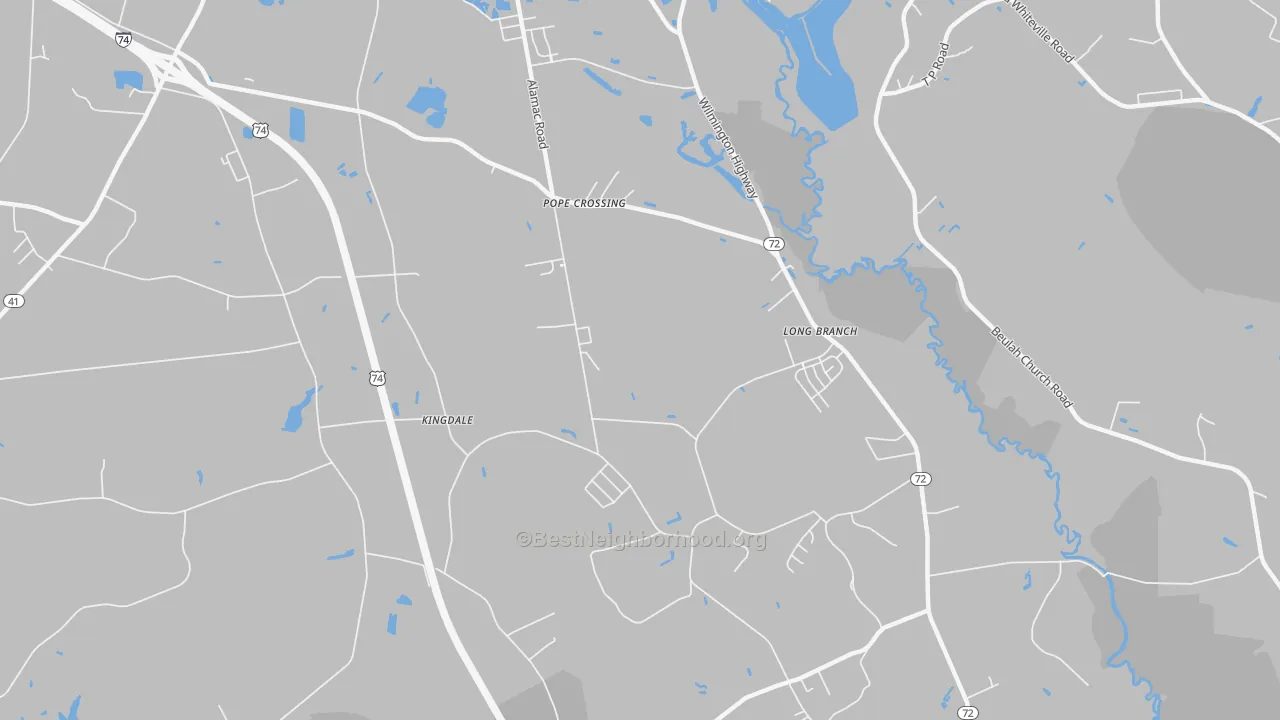 Transit Grade map of Hestertown, NC