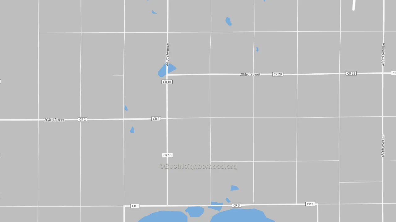 Transit Grade map of Hetland, SD