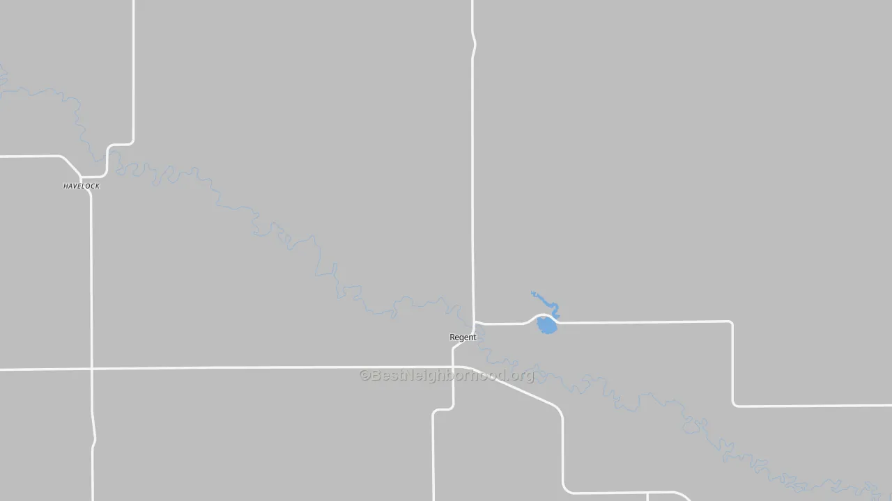 Transit Grade map of Hettinger County, ND