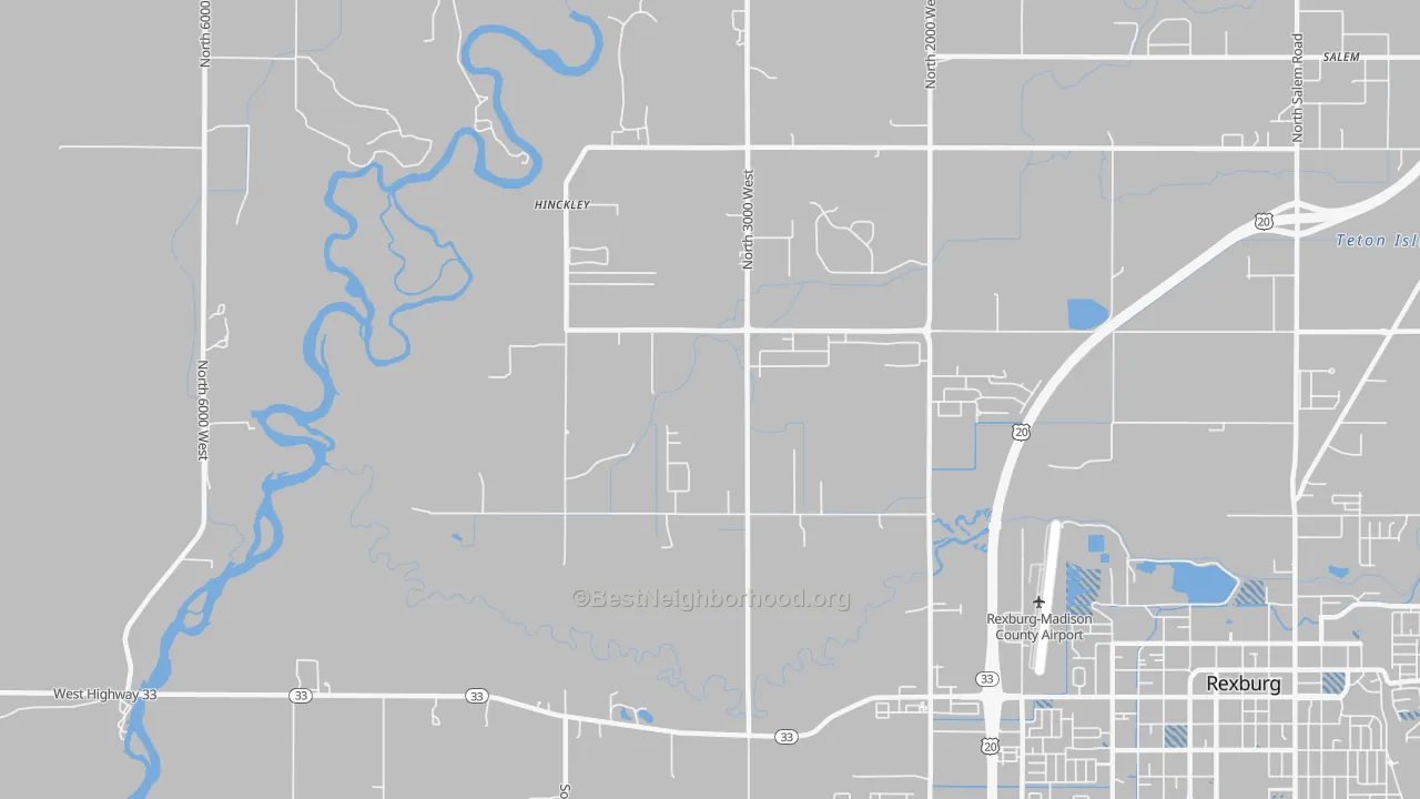 Transit Grade map of Hibbard, ID