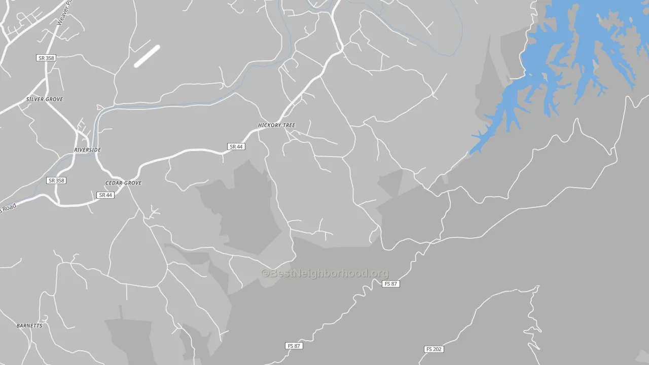 Transit Grade map of Hickory Tree, TN