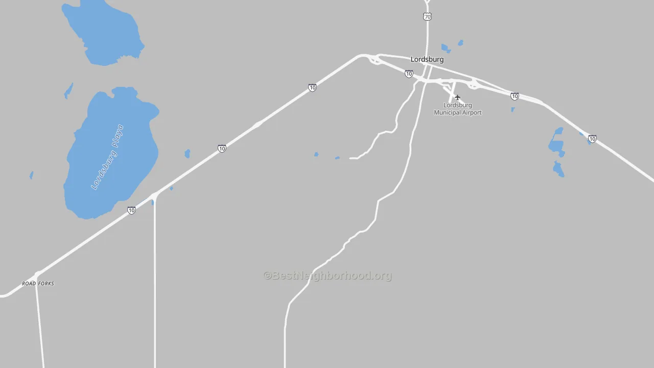 Transit Grade map of Hidalgo County, NM