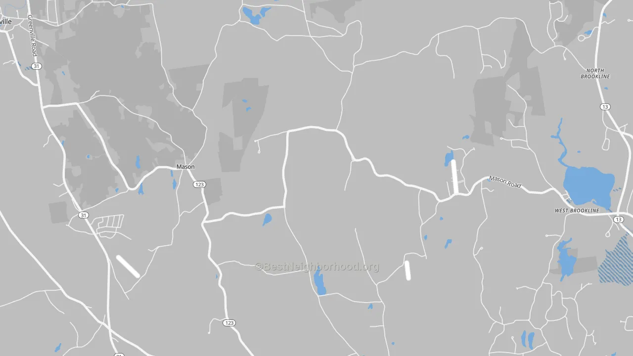 Transit Grade map of High Bridge, NH